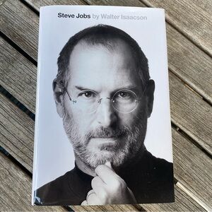 NEW never read Steve Jobs by Walter Isaacson hardcover book New with book cover